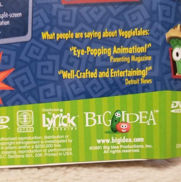 VeggieTales DVD & Little Golden Book set: St. Nicholas & Lyle the Kindly Viking - Picture 7 of 7